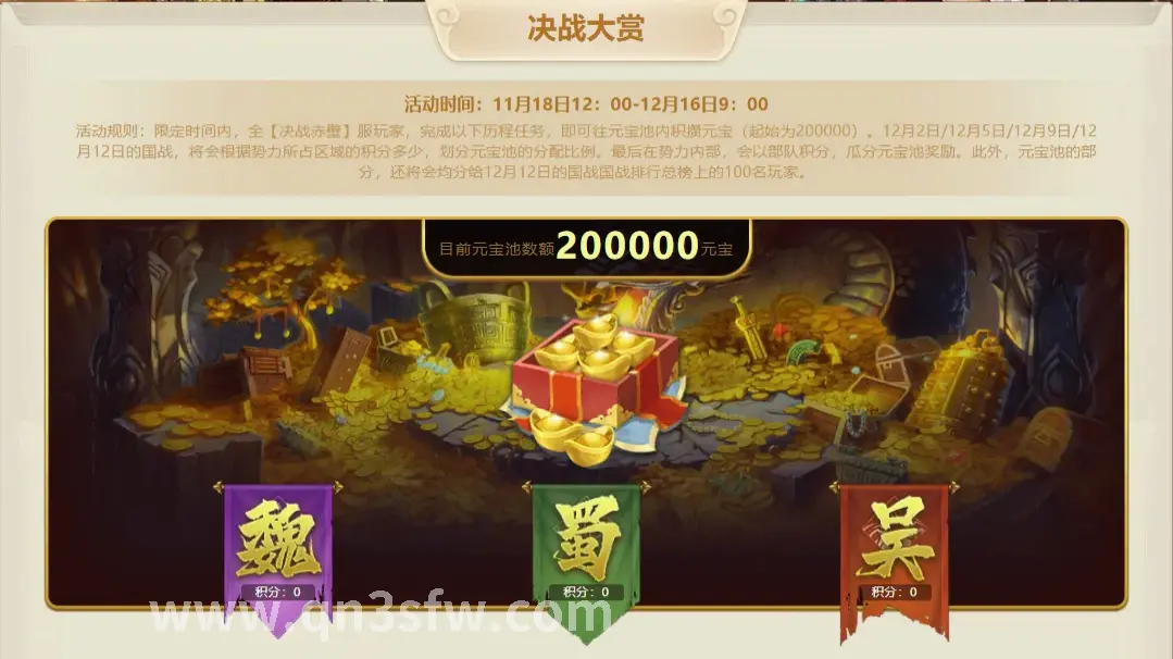 开服表